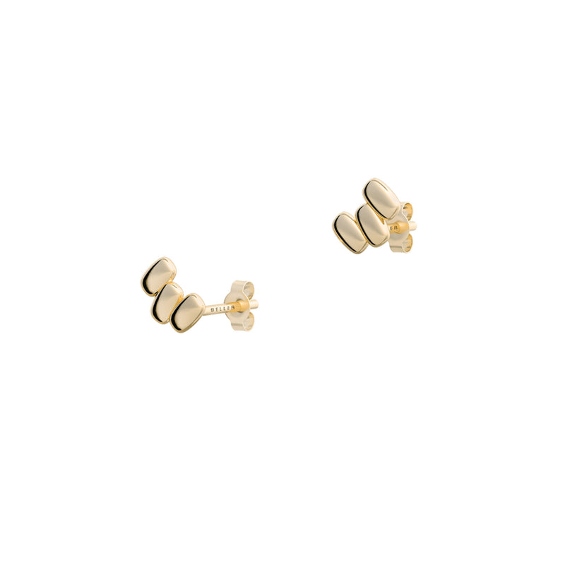 Cube N°3 18k Guld Øreringe