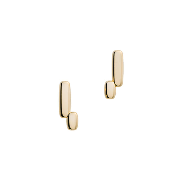 Cube N°4 18k Guld Øreringe