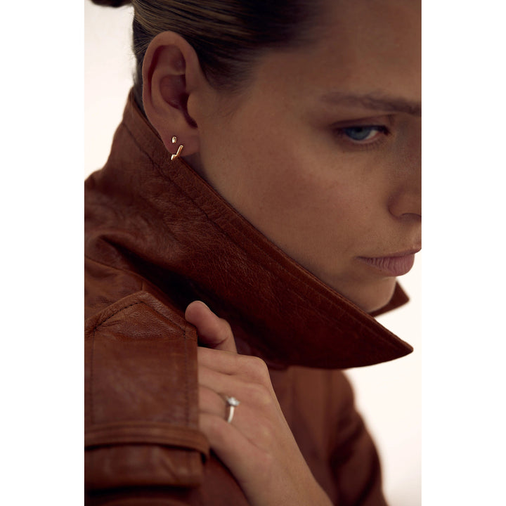 Cube N°4 18K Gold Earrings