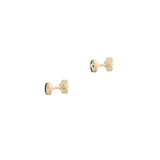 Cube N°5 18k Guld Øreringe m. Diamant
