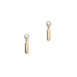 Cube N°8 18k Guld Øreringe m. Diamant