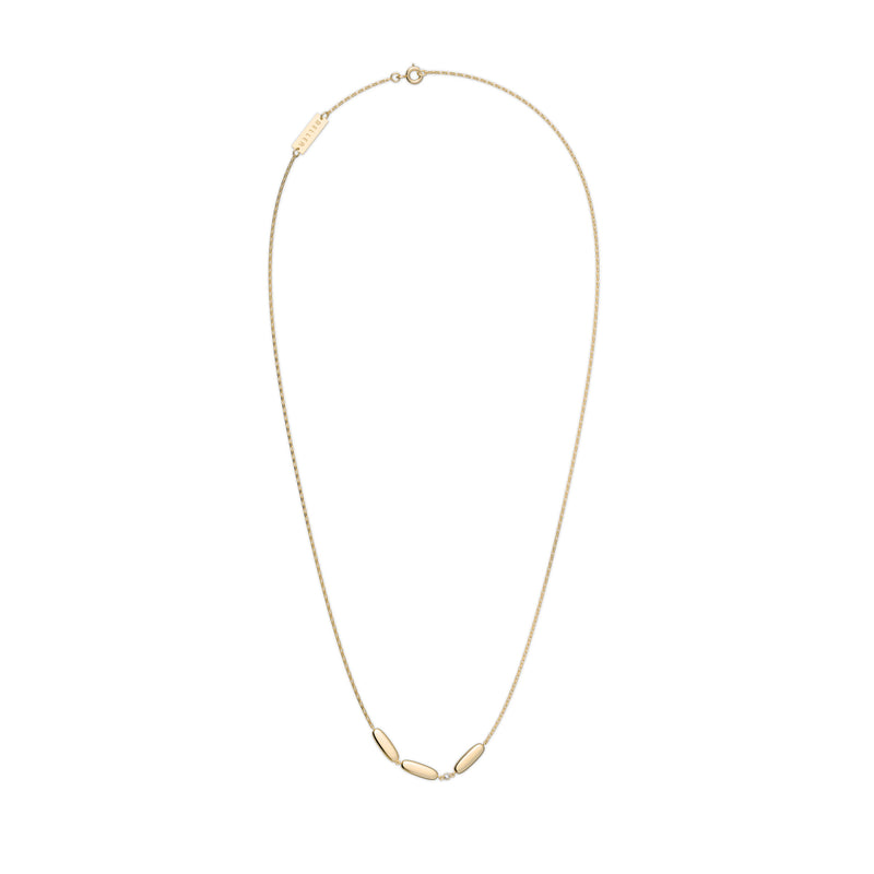 Cube N°4 18K Gold Necklace w. Diamond