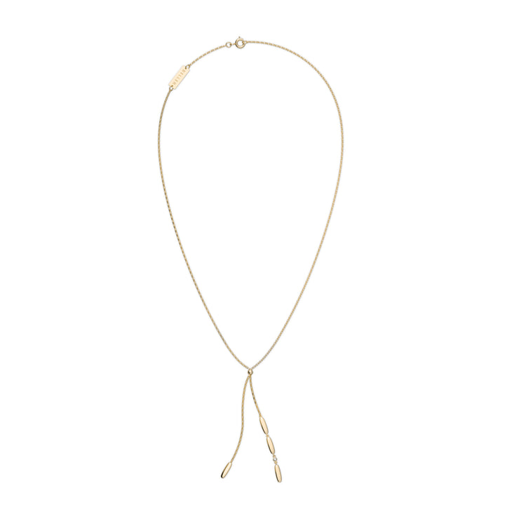 Cube N°5 18K Gold Necklace w. Diamond