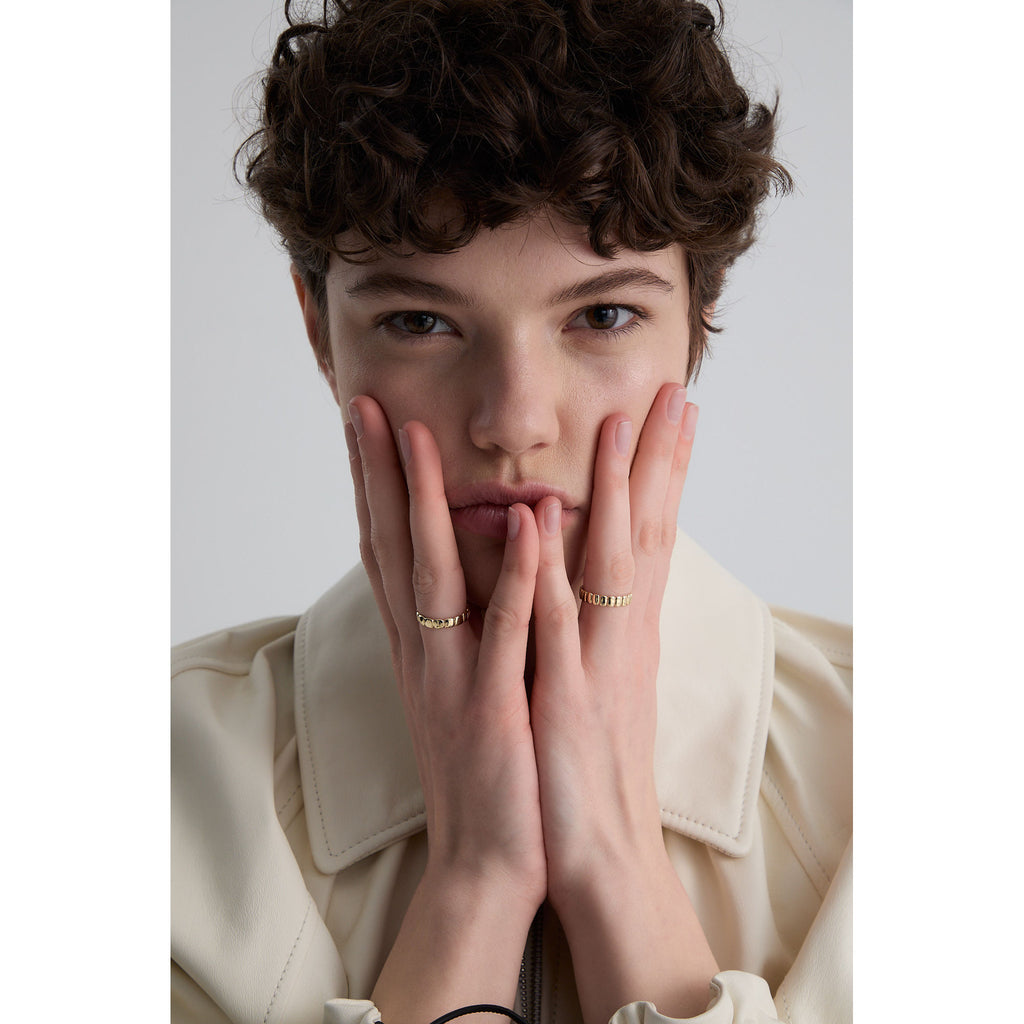 Cube N°10 18K Gold Ring