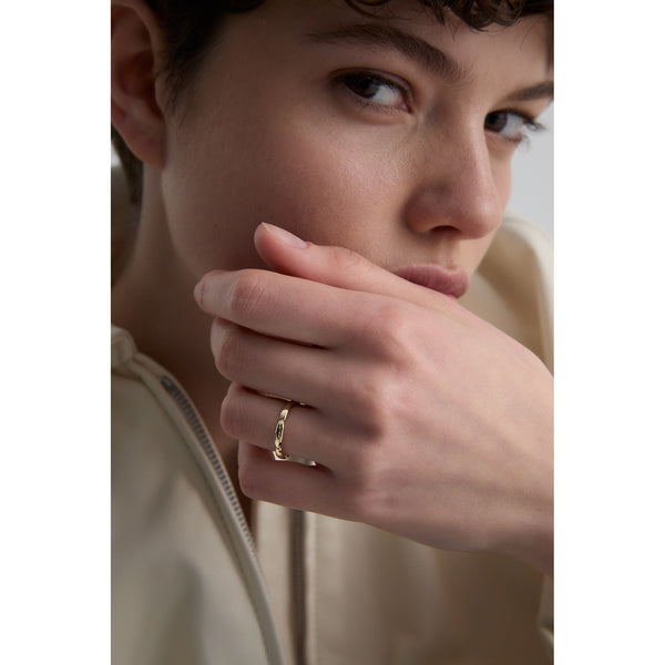 Cube N°2 18K Guld Ring