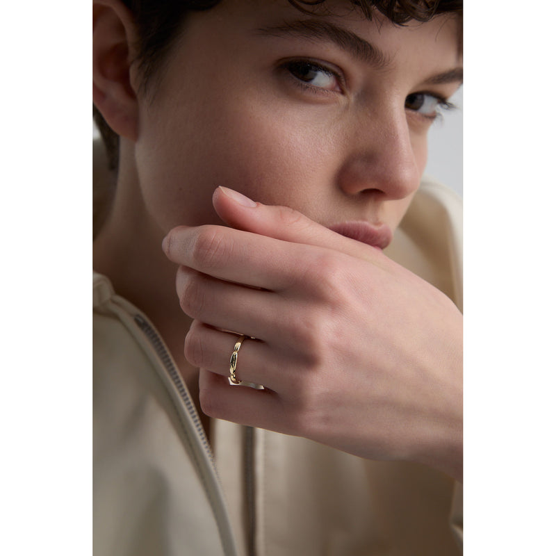 Cube N°2 18K Guld Ring