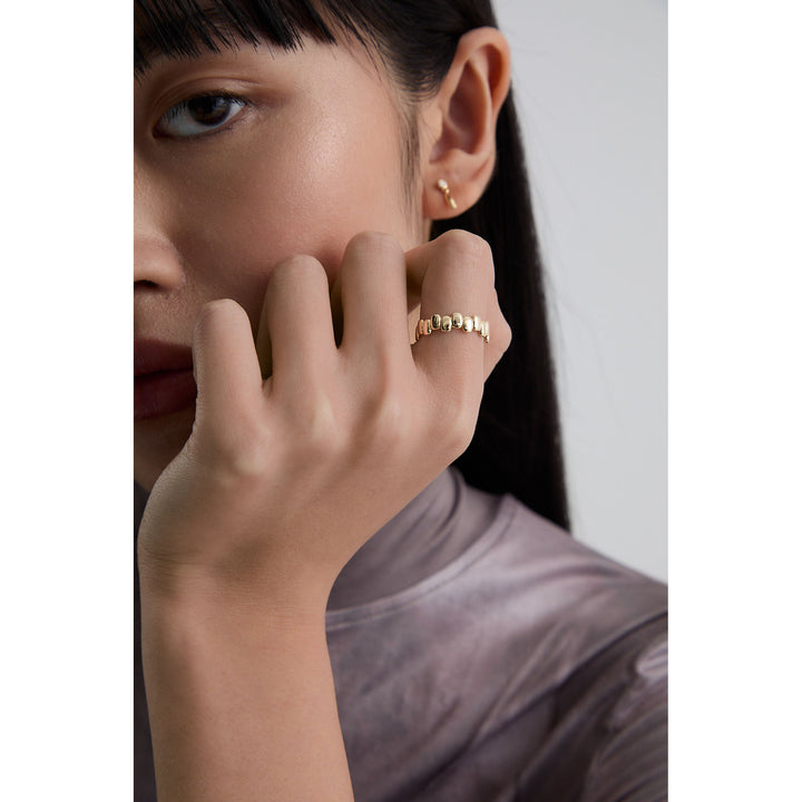 Cube N°9 18K Gold Ring