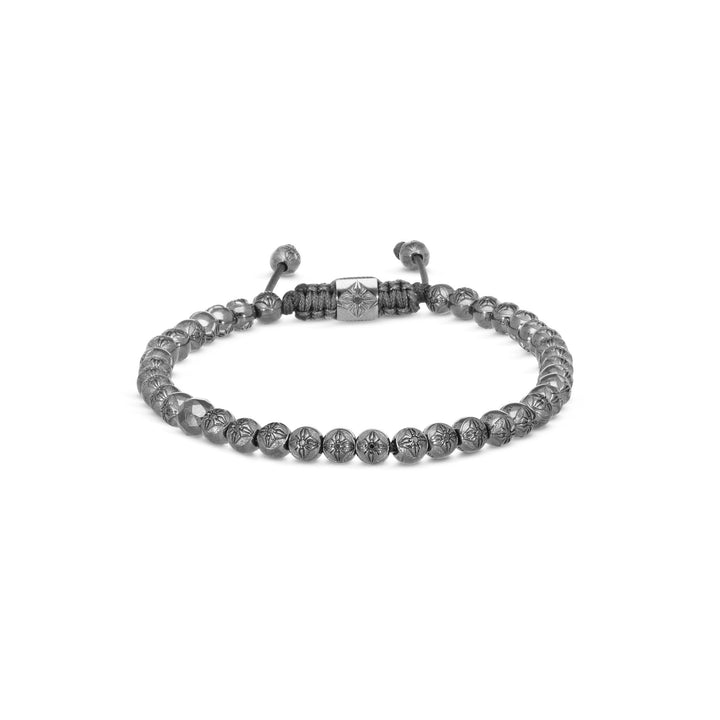 4mm Non-Braided 18K Whitegold Bracelet w. Diamonds