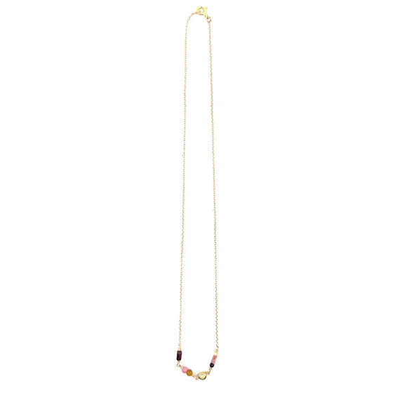 Hilde B 14K Gold Plated Bracelet w. Jasper
