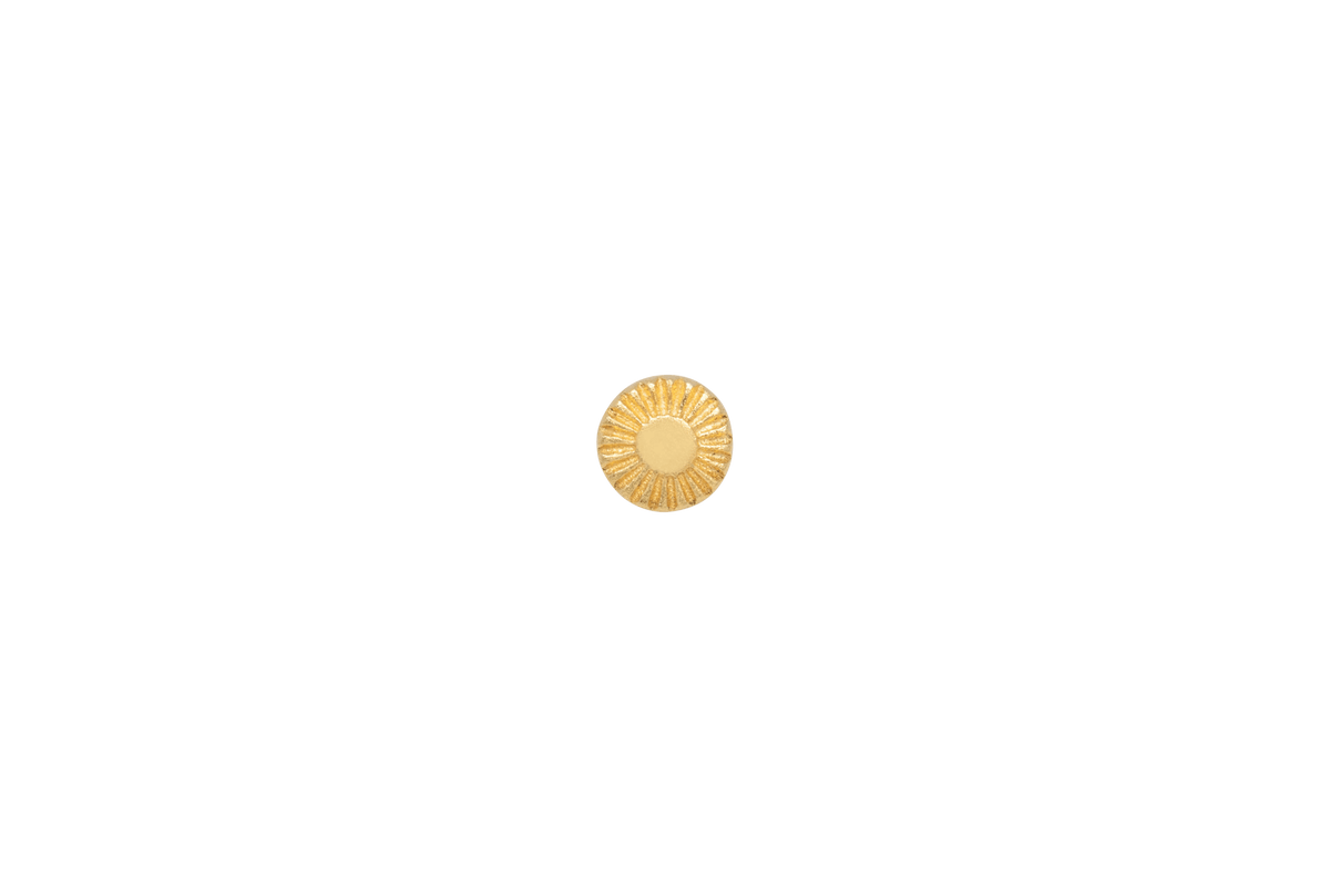 IX Cent Gold Plated Stud