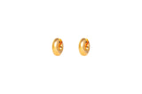 IX Riley 22K Gold Plated Hoop Earring