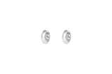 IX Riley Silver Hoop Earring