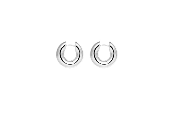 IX Finley Silver Hoop Earring