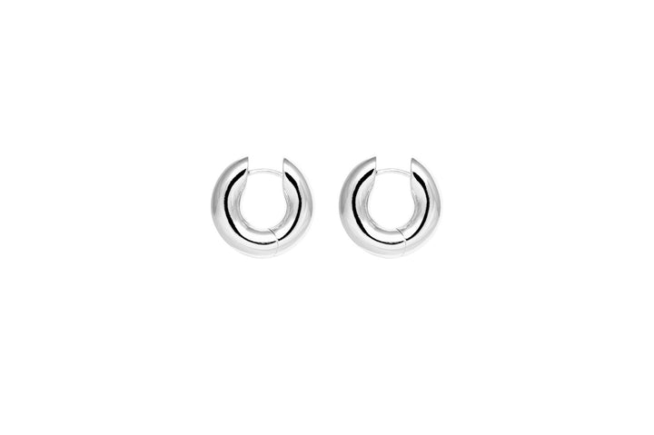 IX Finley Silver Hoop Earring