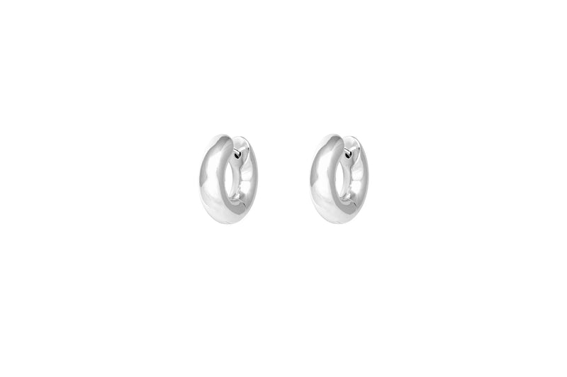 IX Finley Silver Hoop Earring