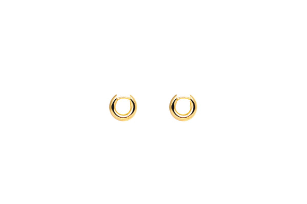 IX Reese 22K Gold Plated Huggie Earring