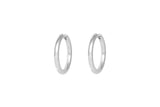 IX Tess Silver Hoop Earrings