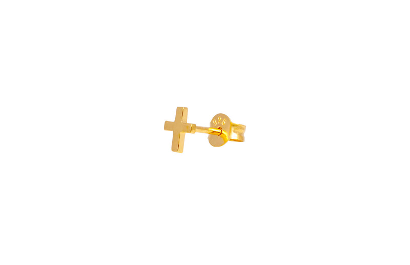 IX Gabriel 22K Gold Plated Earring