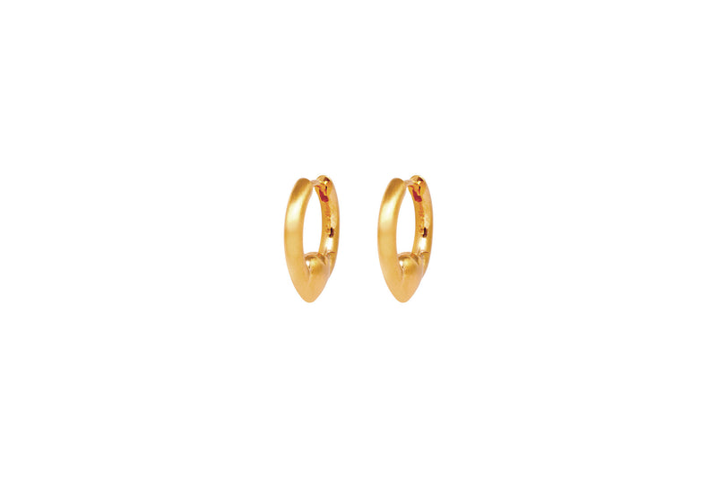 IX Soul Gold Plated Hoop Earring