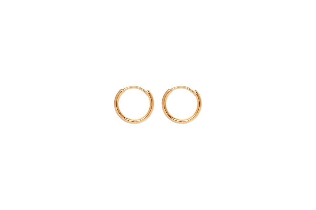 IX Taylor Gold Plated Hoop Earring