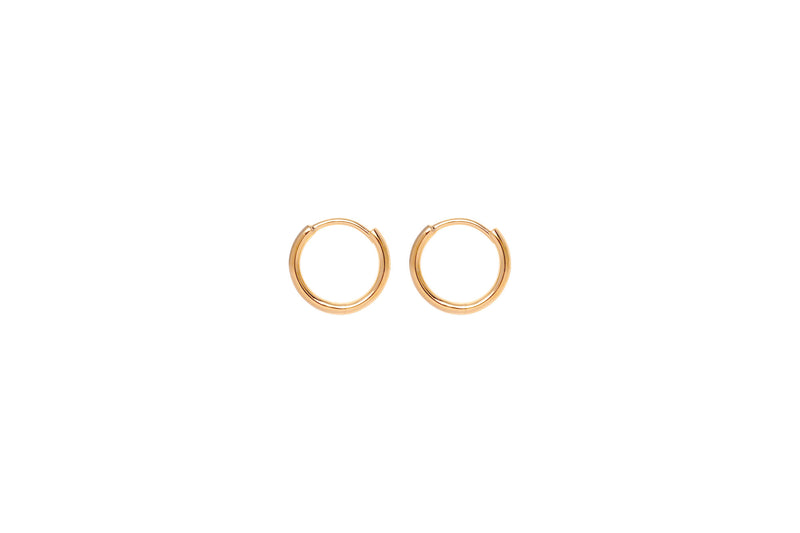 IX Taylor Gold Plated Hoop Earring