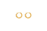 IX Alex Gold Plated Hoop Earring