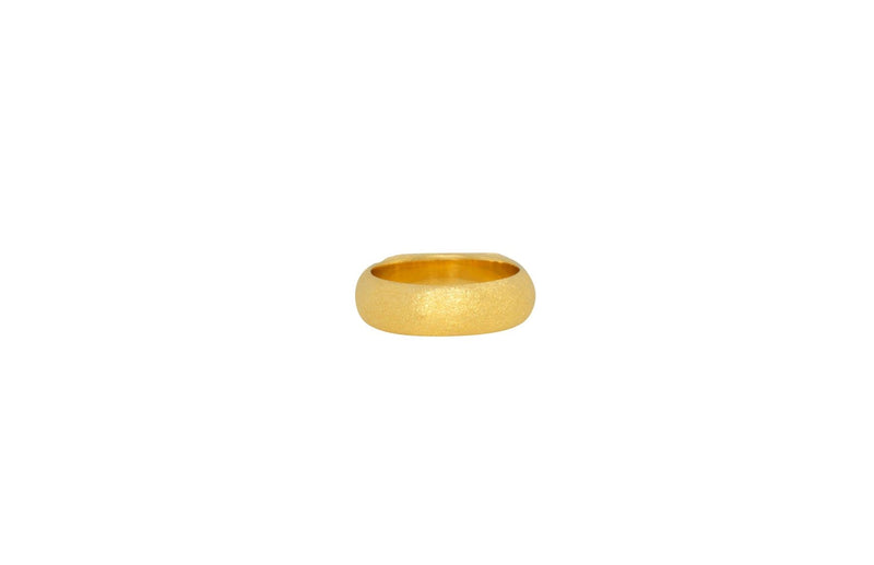 IX Lykke 22K Gold Plated  Ring