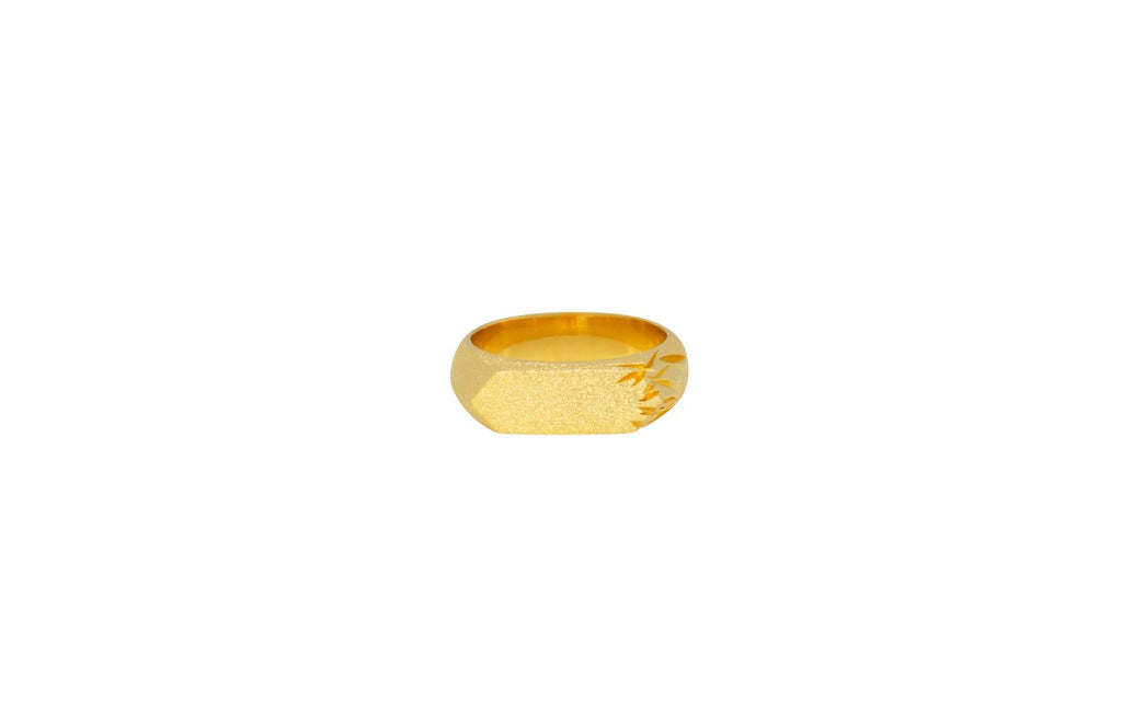 IX Lykke 22K Gold Plated Ring