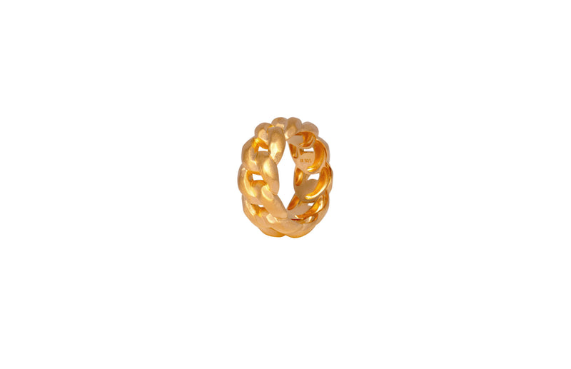 IX Morgan 22K Gold Plated Ring