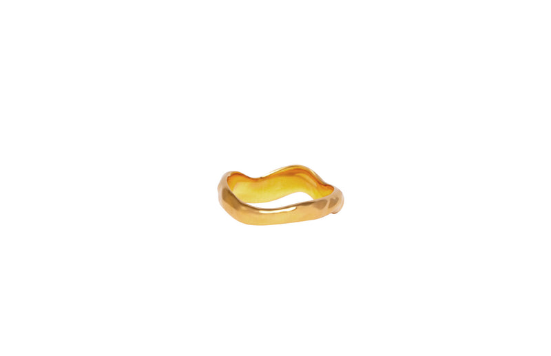 IX Cleo 22K Gold Plated Ring