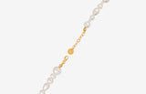 IX Penelope 22K Gold Plated Bracelet w. Pearls
