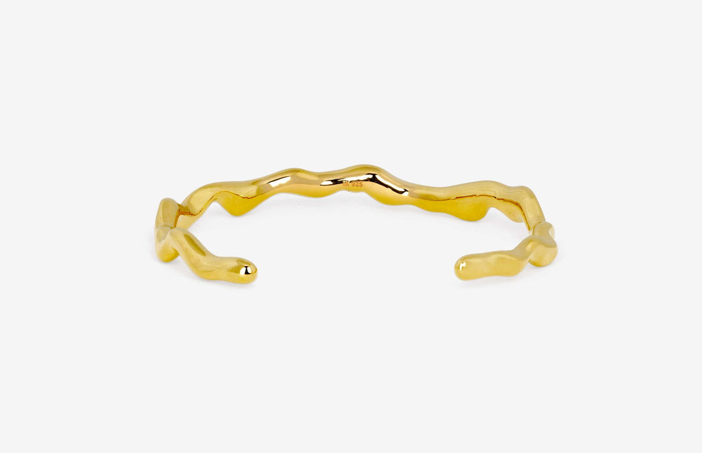 IX Axel 22K Gold Plated Bracelet