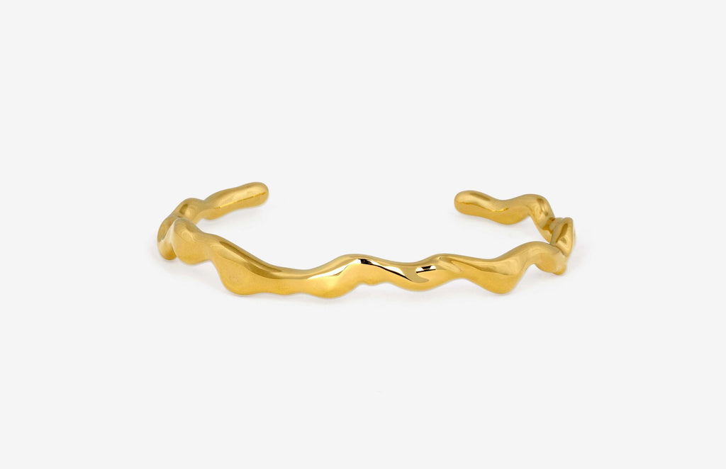 IX Axel 22K Gold Plated Bracelet