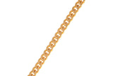 IX Chunky Curb Matt 22K Gold Plated Bracelet