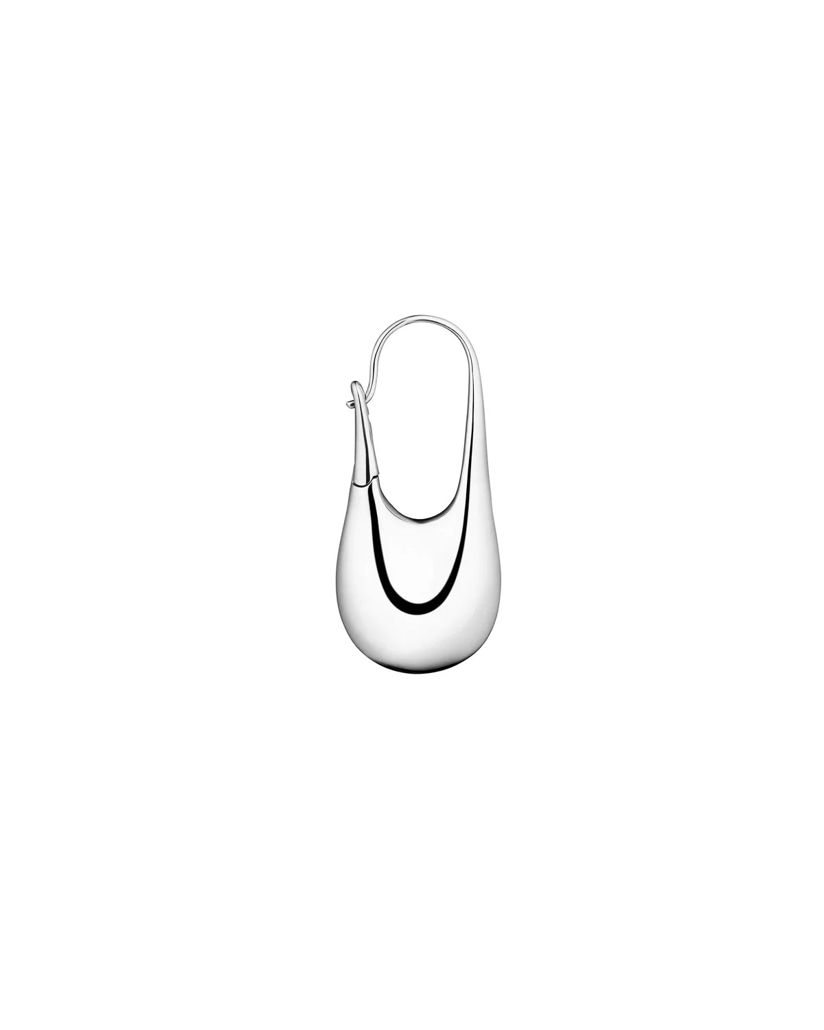 Mini Doric Silver Earring