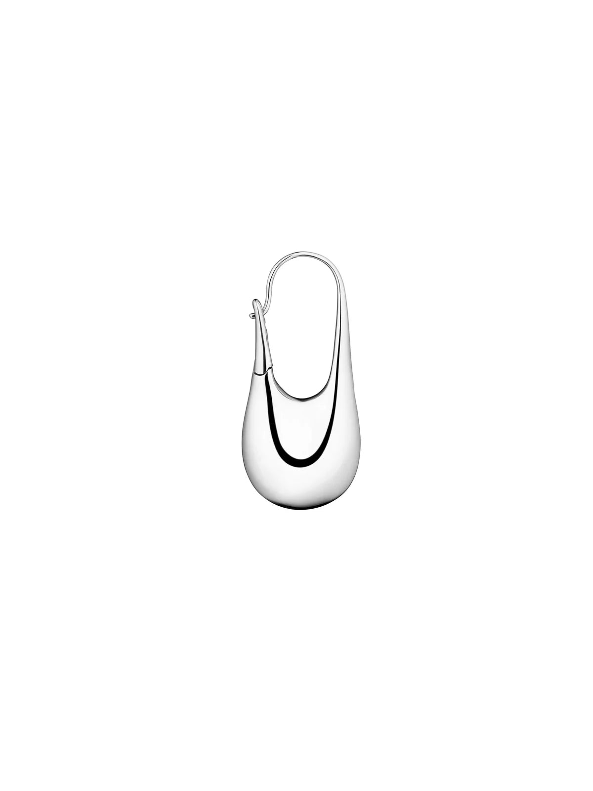 Mini Doric Silver Earring