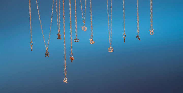 My Zodiac Pavé Vandmand 18K Hvidguld Vedhæng m. Diamanter