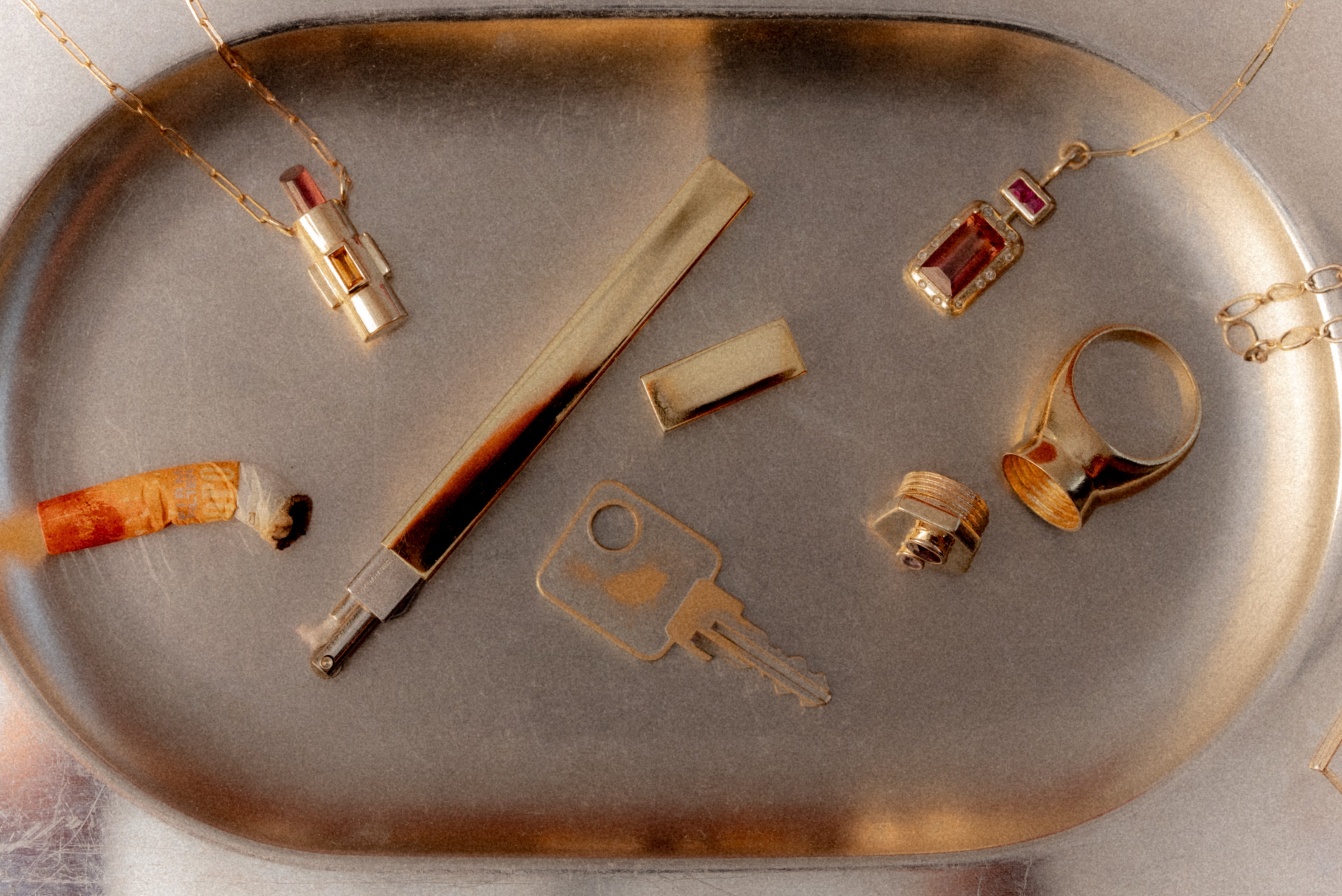 La Poudre Vermeil Ring w. Spinels