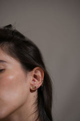 The Mono Tache Vermeil Stud N. 1