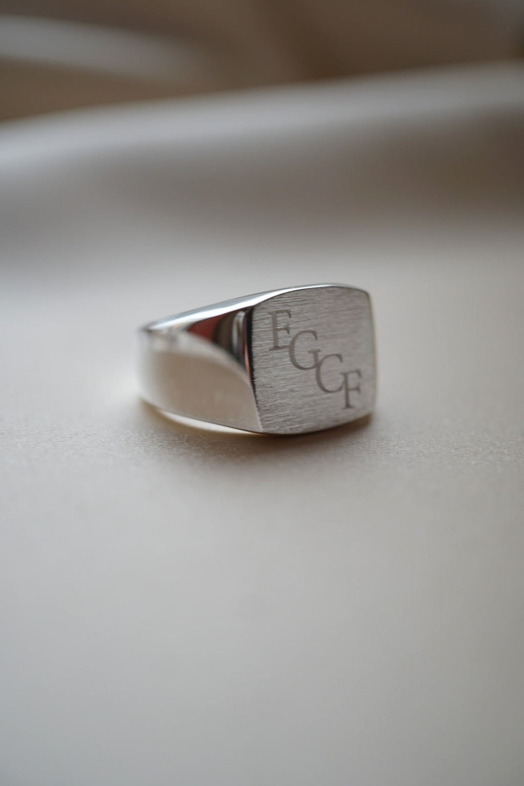 IX Tribute Silver Signet Ring