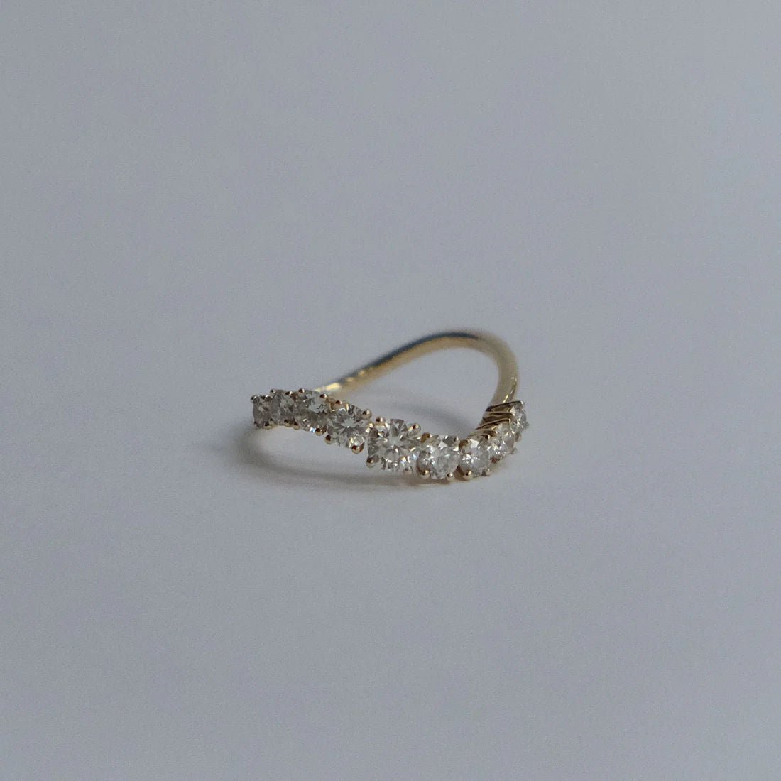 Zoya 14K Gold Ring w. Diamonds
