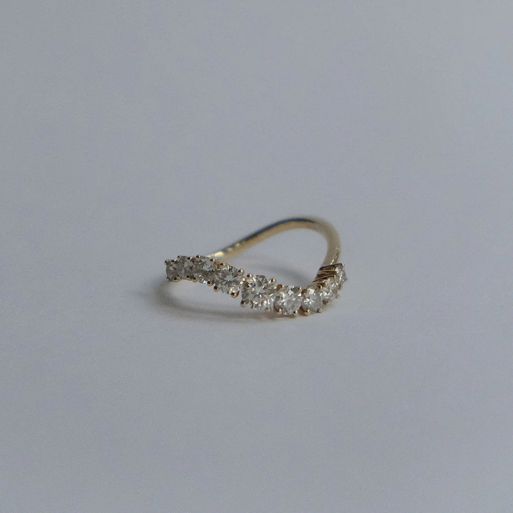 Zoya 14k Guld Ring m. Diamanter