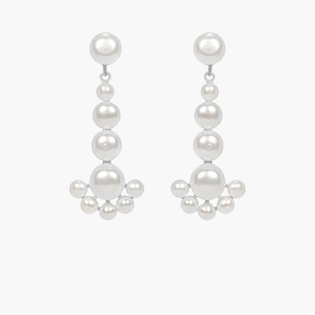 HUDA Silver Earrings