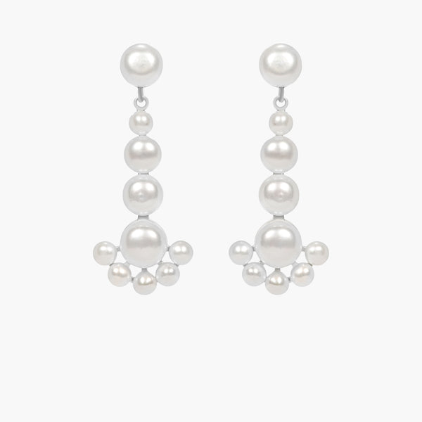 HUDA Silver Earrings