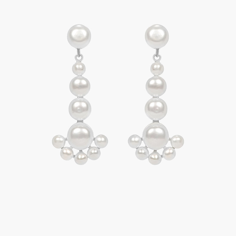 HUDA Silver Earrings