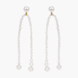 ALMA 9k Gold Earrings w. Pearl