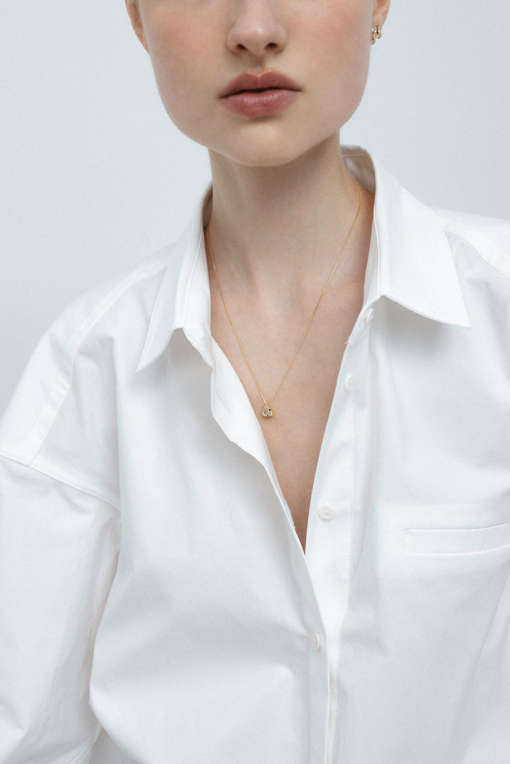 Harmony 10 14K Gold, Whitegold or Rosegold Necklace w. Diamonds