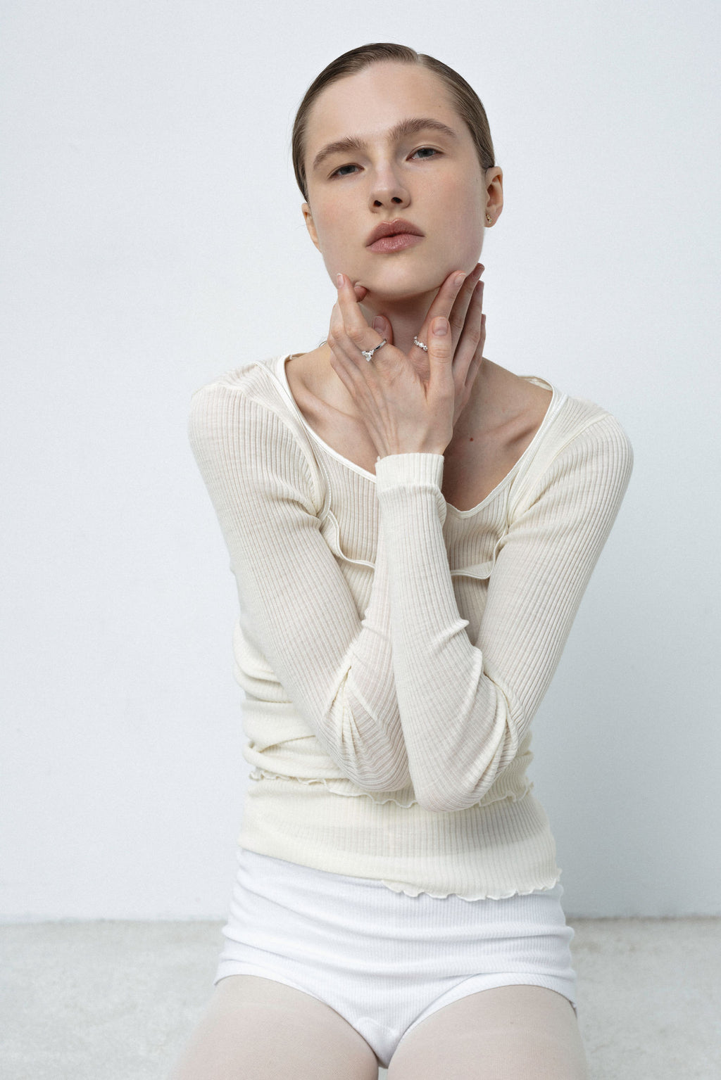 Harmony 7 14K or 18K Gold, Whitegold or Rosegold Ring w. Diamonds