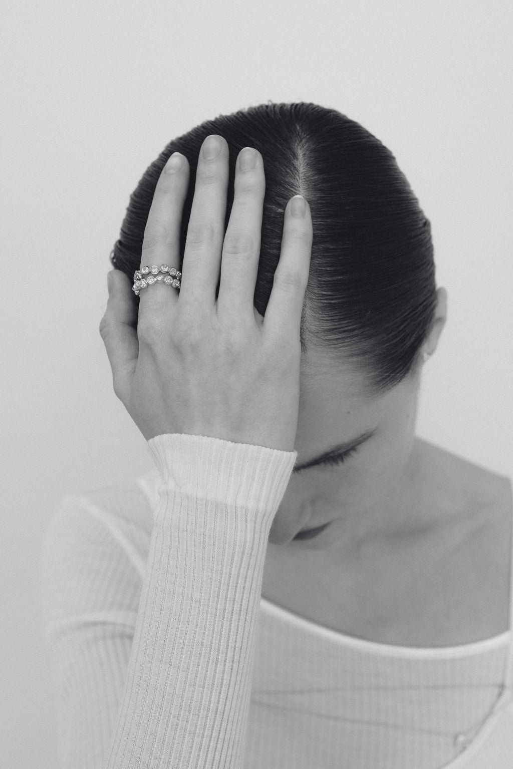 Harmony 15 14K or 18K Gold, Whitegold or Rosegold Ring w. Diamonds