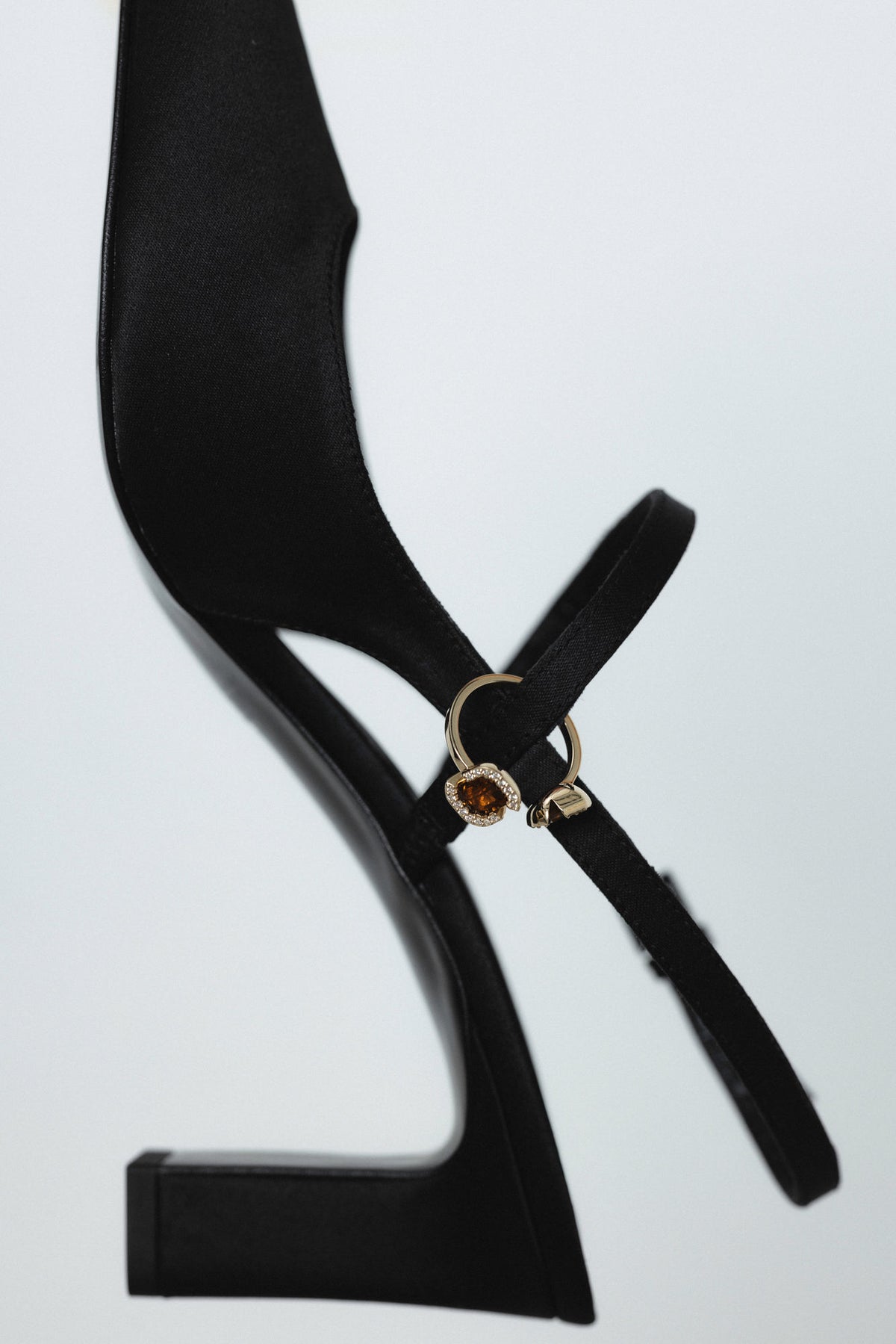 Harmony 8 14K eller 18K Guld, Hvidguld eller Rosaguld Ring m. Turmelin & Diamanter